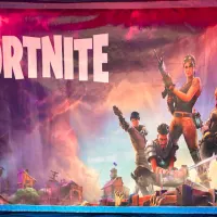 12ft X 12ft Blue And Red Castle - Fortnite Theme