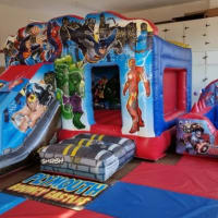 Ultimate Super Hero Softplay With Slide Bouncy Castle