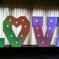 4ft Light Up Love Letters Hire