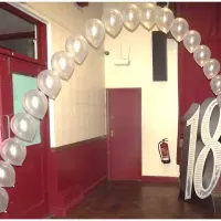 Helium Filled Balloon Arch