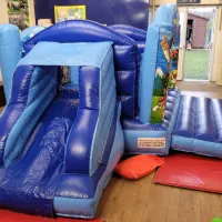 Toddlers  Dino Bounce Low Height Combi Castle