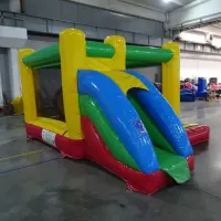 Multi Coloured Activity Castle With Front Slide