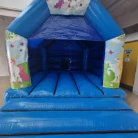 Blue Unicorn Bouncy Castle