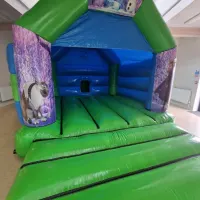 Green Frozen Bouncy Castle