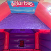 Pink Barbie Bouncy Castle