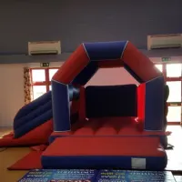 Themed Bouncy Castle With Slide And Ballpool And 6 Didi Cars