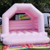 Pastel Pink Bouncy Castle