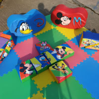 10 Piece Disney Soft Play With 2 Rockers