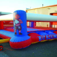 20ft X 20ft Gladiator Duel & 20ft X 20ft Boxing Ring & 8ftx 8ft Matsadult Sumo Suits & 18ft X 18ft Party Party Castle