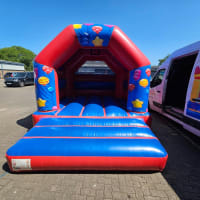 12 X 14ft Red And Blue Disco Bouncy Castle