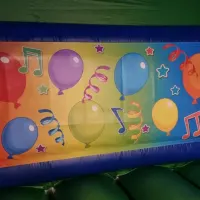 Balloons Slide Bouncy Castle
