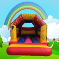 15ft X 12ft Red And Yellow Party Time Bouncy Castle
