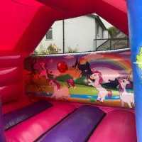 Unicorn Combi Bouncy Castle And Slide