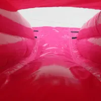 New Pink Party Front Slide Castle Hire Liverpool