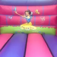 12ft By 13ft Deluxe Pink Princess Bouncy Castle