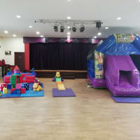 Bouncy Castle Party From It's Funtime Bourne In Edenham Village Hall