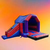 Party Theme Side Slide Bouncy Castle