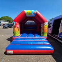 12 X 14ft Red And Blue Disco Bouncy Castle