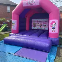 15ft X 12ft Purple And Pink Castle - Lol Theme