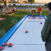 Inflatable Curling Ice Rink Game Hire