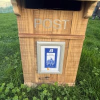 Rustic Wooden Post Box