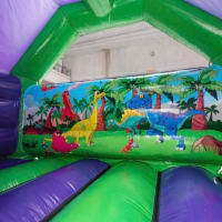 3d Dinosaur Combi Bouncy Castle