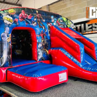 Superhero Slide Bouncy Castle