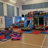 Ultimate Super Hero Softplay With Slide Bouncy Castle