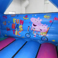 Peppa Pig Slide Bouncy Castle Hire Liverpool