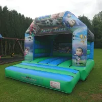 Football Disco Bouncy Castle