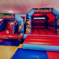 Superhero Castle And Slide Package