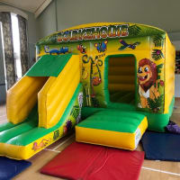 Jungle Bouncy And Slide