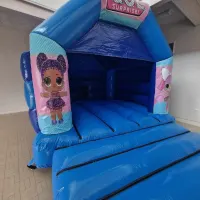 Lol Blue Bouncy Castle