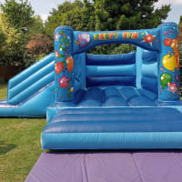 Blue Balloons Inflatable Hire In Bourne