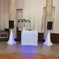 While Disco Set Up For Weddings Or Baptisms Etc