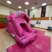 Pink Partytime Castleslide 12ft X 15ft