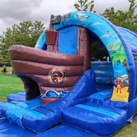 Pirate Curved Castle With Slide