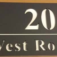 Slate Grey Fronted Acrylic House Sign Various Sizes