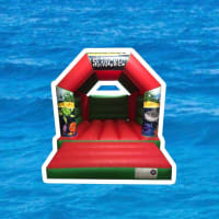 11ft X 15ft Seaworld Themed Bouncy Castle - Red