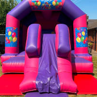 Pink And Purple Combo Castle -combo Balloons Generic