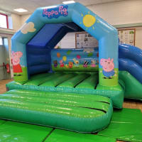 Peppa Pig And George Pig Bouncy Castle