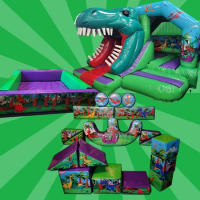 3d Dinosaur Bouncy Castle Package