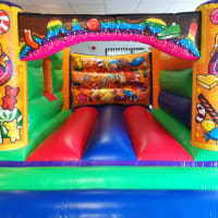 Lollipop Slide Bouncy Castle