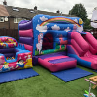 Unicorn Bouncy Castle Combi