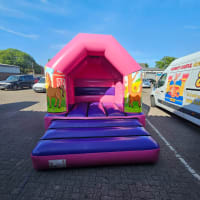 10 X 12 Pink And Purple Disco Bouncy Castle