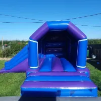 Farm Blue And Purple Castle With Side Slide