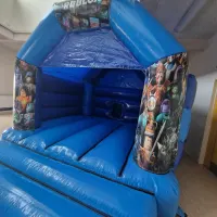 Blue Roblox Bouncy Castle