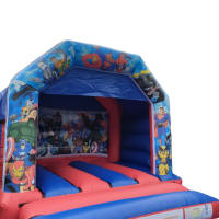 Superhero Bouncy Castle 12x12ft