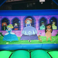 Young Princess Disco Bouncy Castle