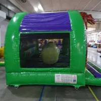 12ft X 12ft Curved Dinosaur Bouncy Castle